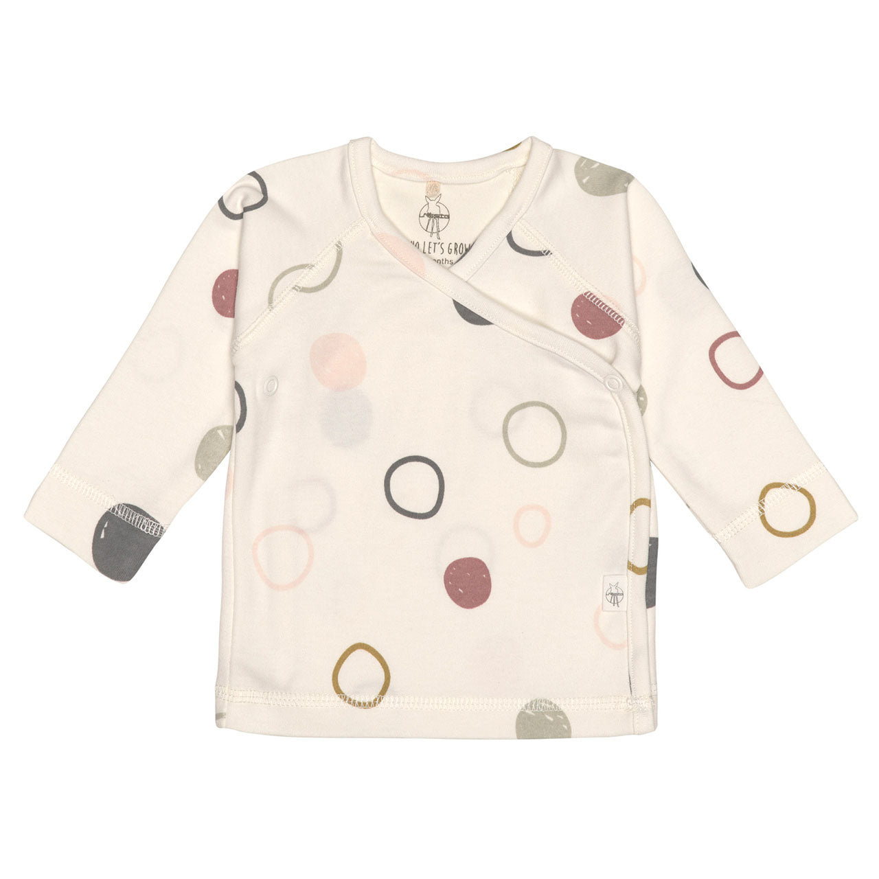 Lässig Cozy Colors Baby Wickelshirt Kimono aus Bio Baumwolle