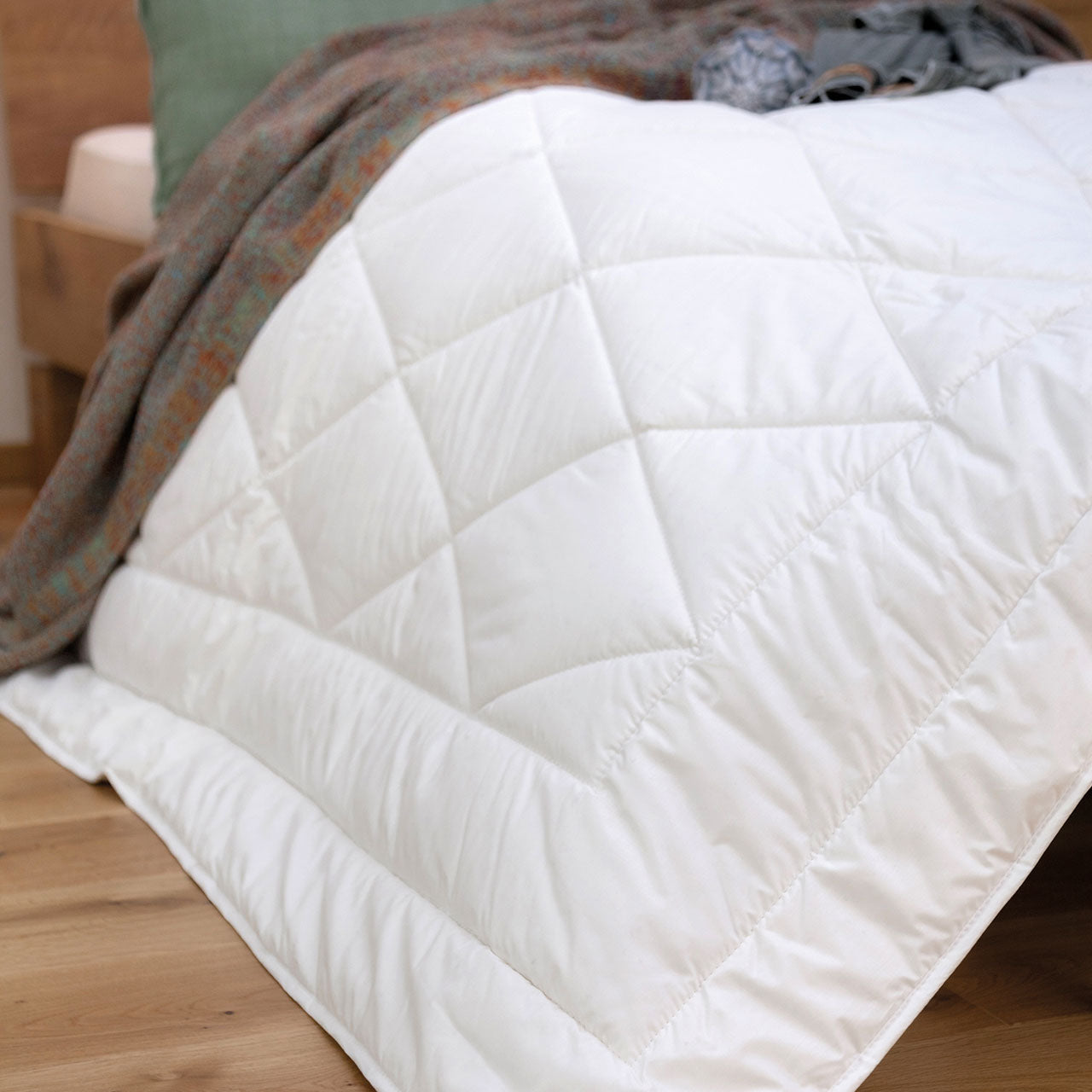 Billerbeck Cosicotton® Nature Duo Herbst/Winter-Bettdecke mit Baumwolle-Füllung