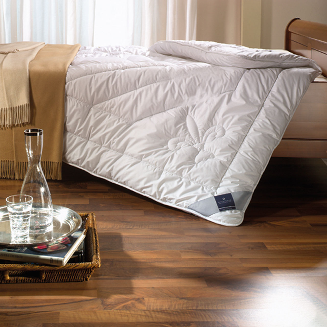 Billerbeck Contessa Light Frühjahr/Sommer-Bettdecke mit Cashmere-Füllung