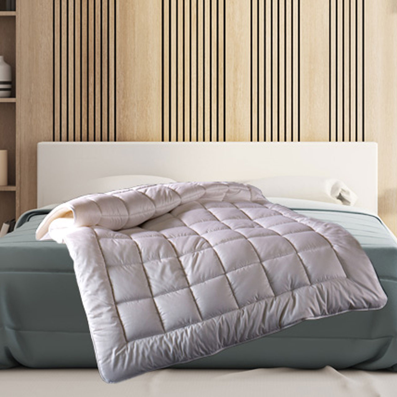 Billerbeck Sari Superlight Frühjahr/Sommer-Bettdecke mit Wildseide-Füllung