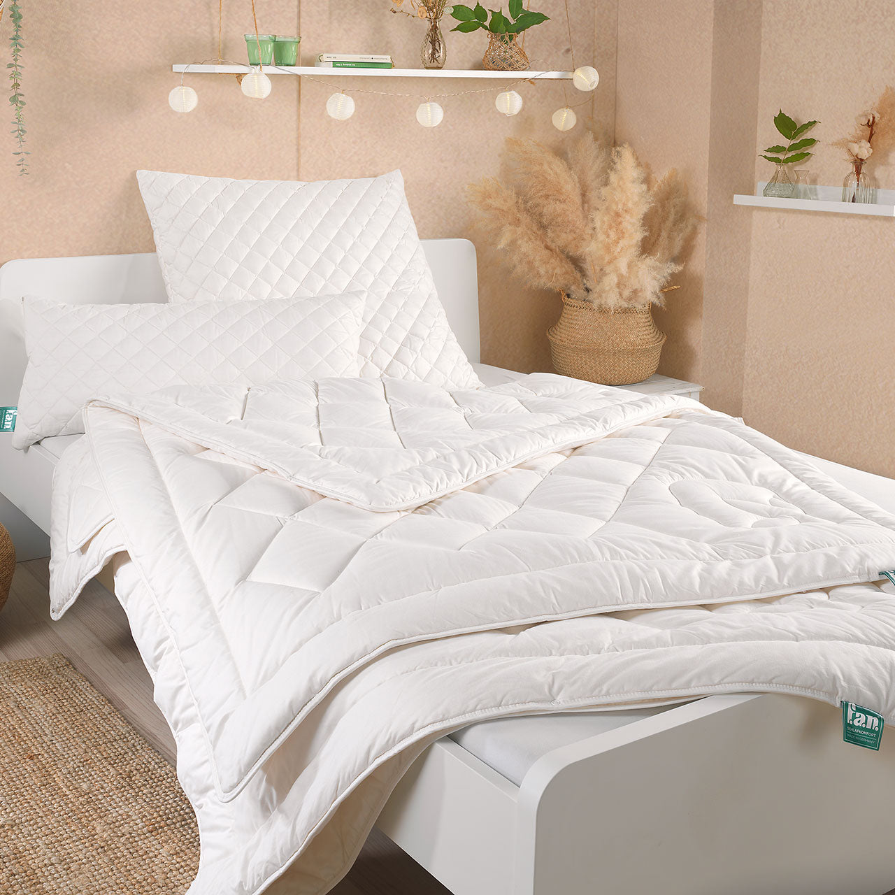 fan Sommer-Bettdecke mit Bio-Baumwolle-Füllung