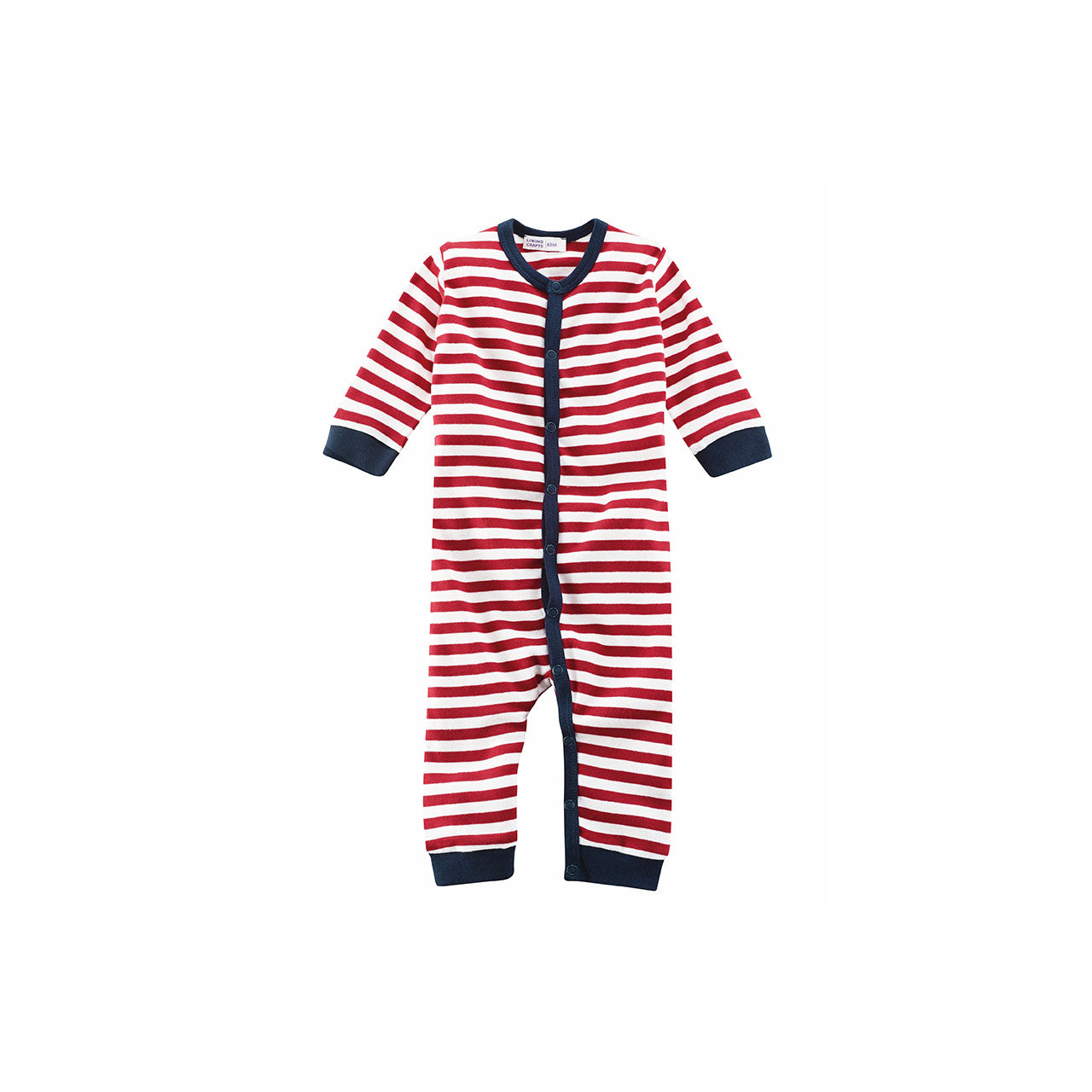 Living Crafts Emu Babyschlafanzug ohne Fuß aus Bio Baumwolle