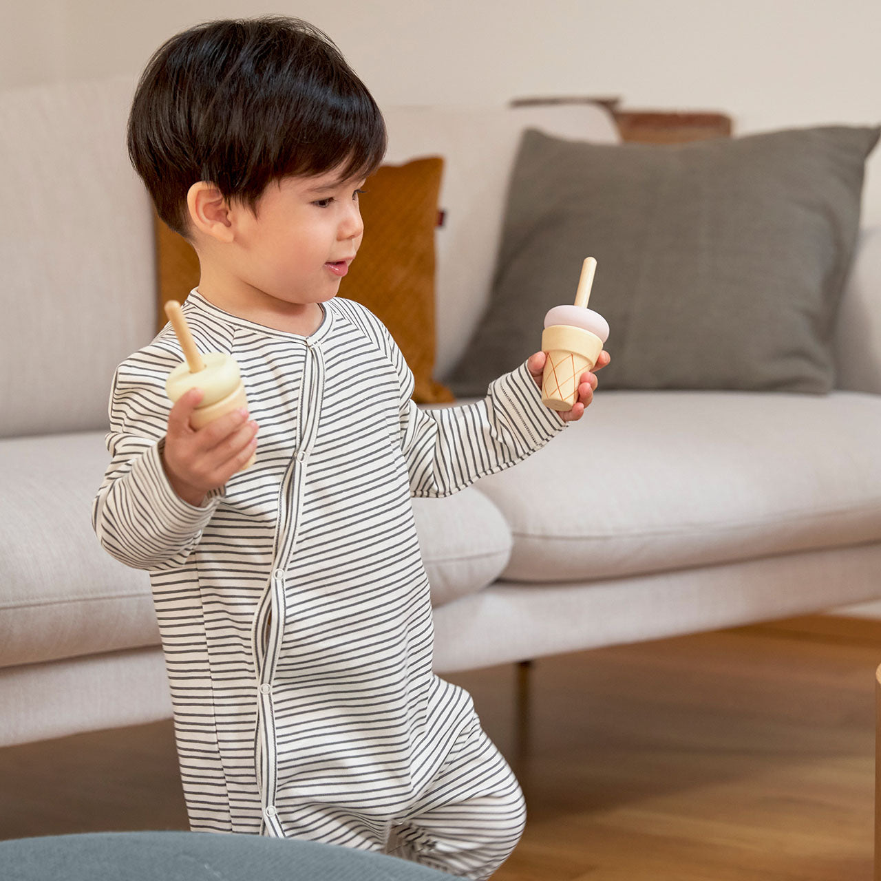 Lässig Cozy Colors Babyschlafanzug ohne Fuß aus Bio Baumwolle
