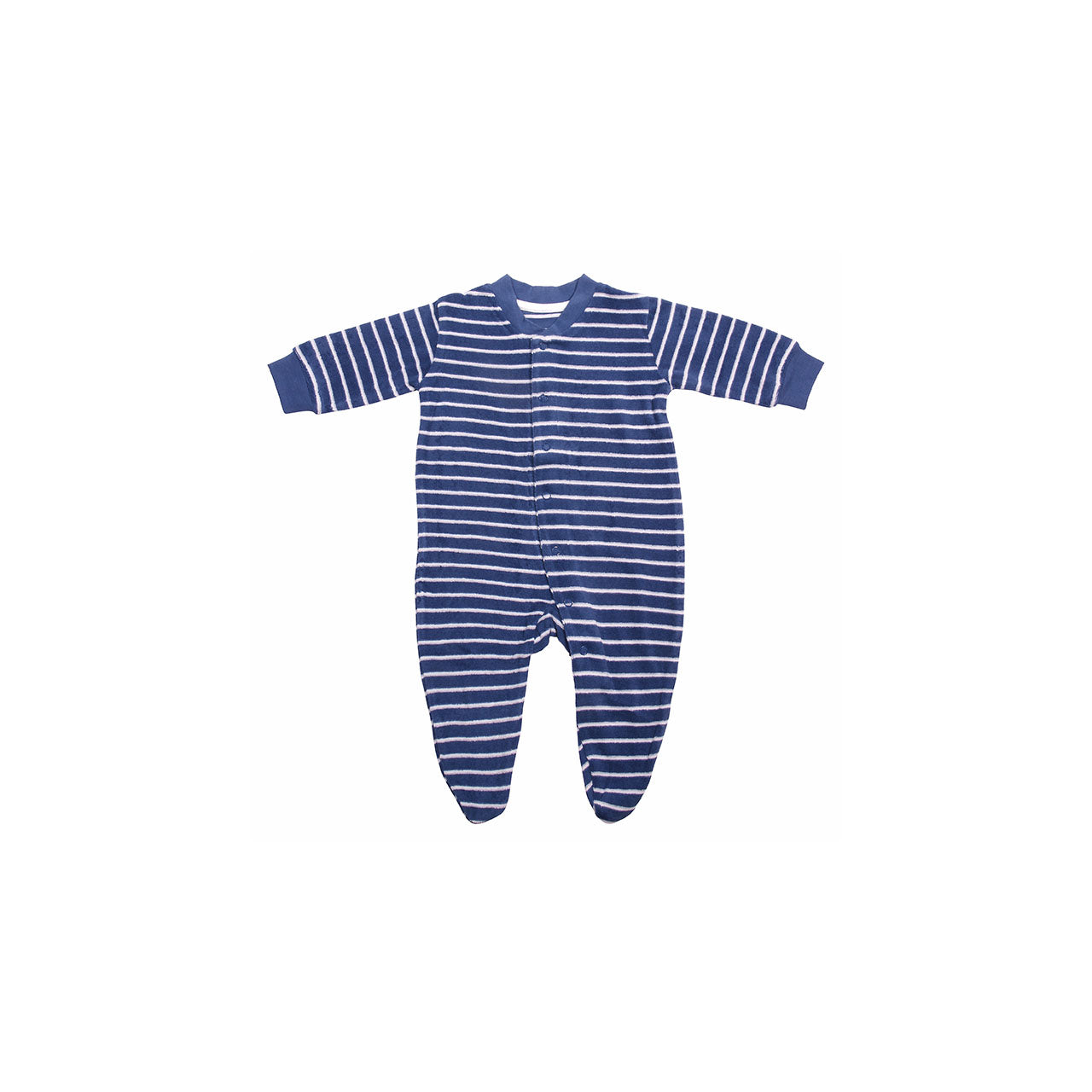 Living Crafts Bee Babyschlafanzug mit Fuß aus Bio Baumwoll-Frottee