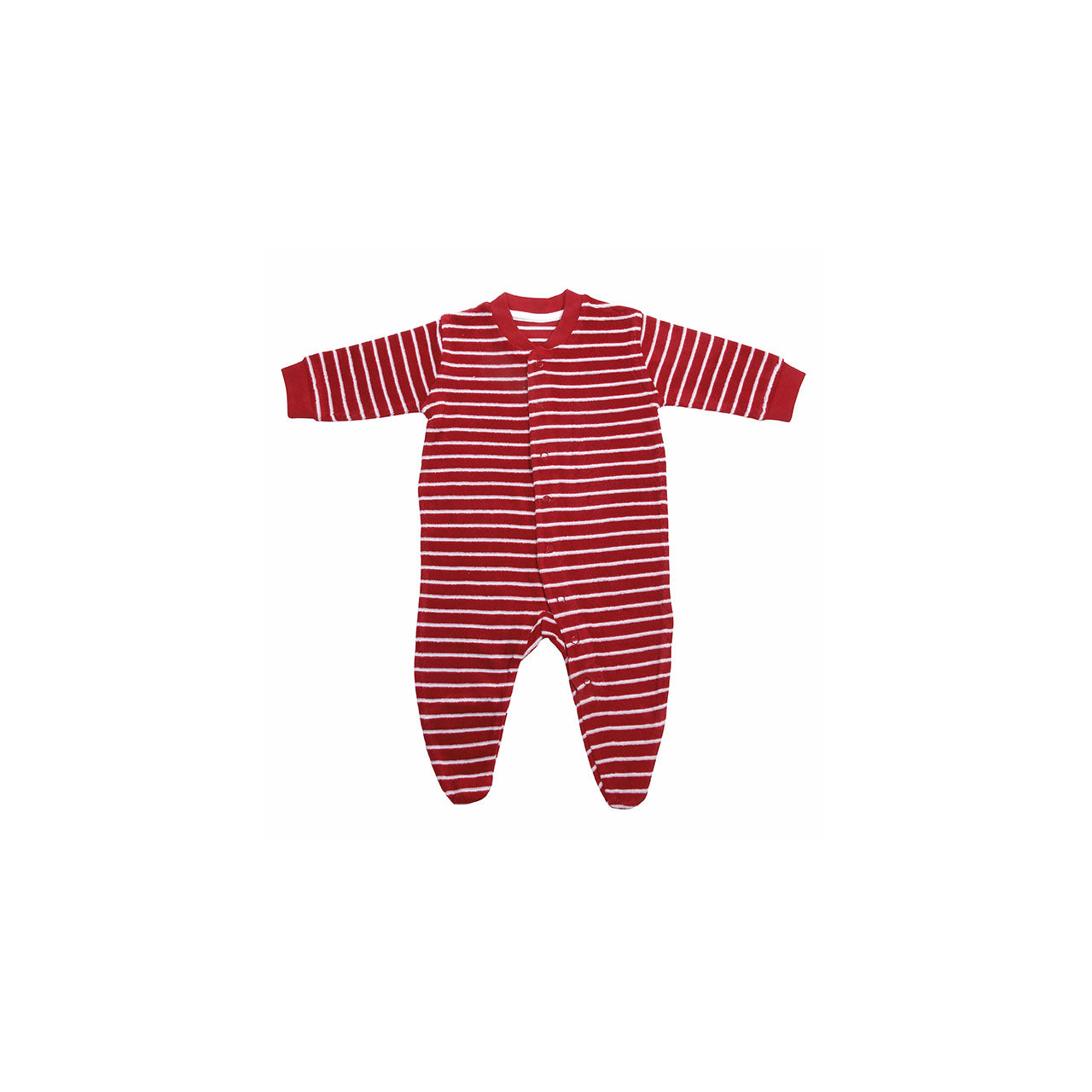 Living Crafts Bee Babyschlafanzug mit Fuß aus Bio Baumwoll-Frottee
