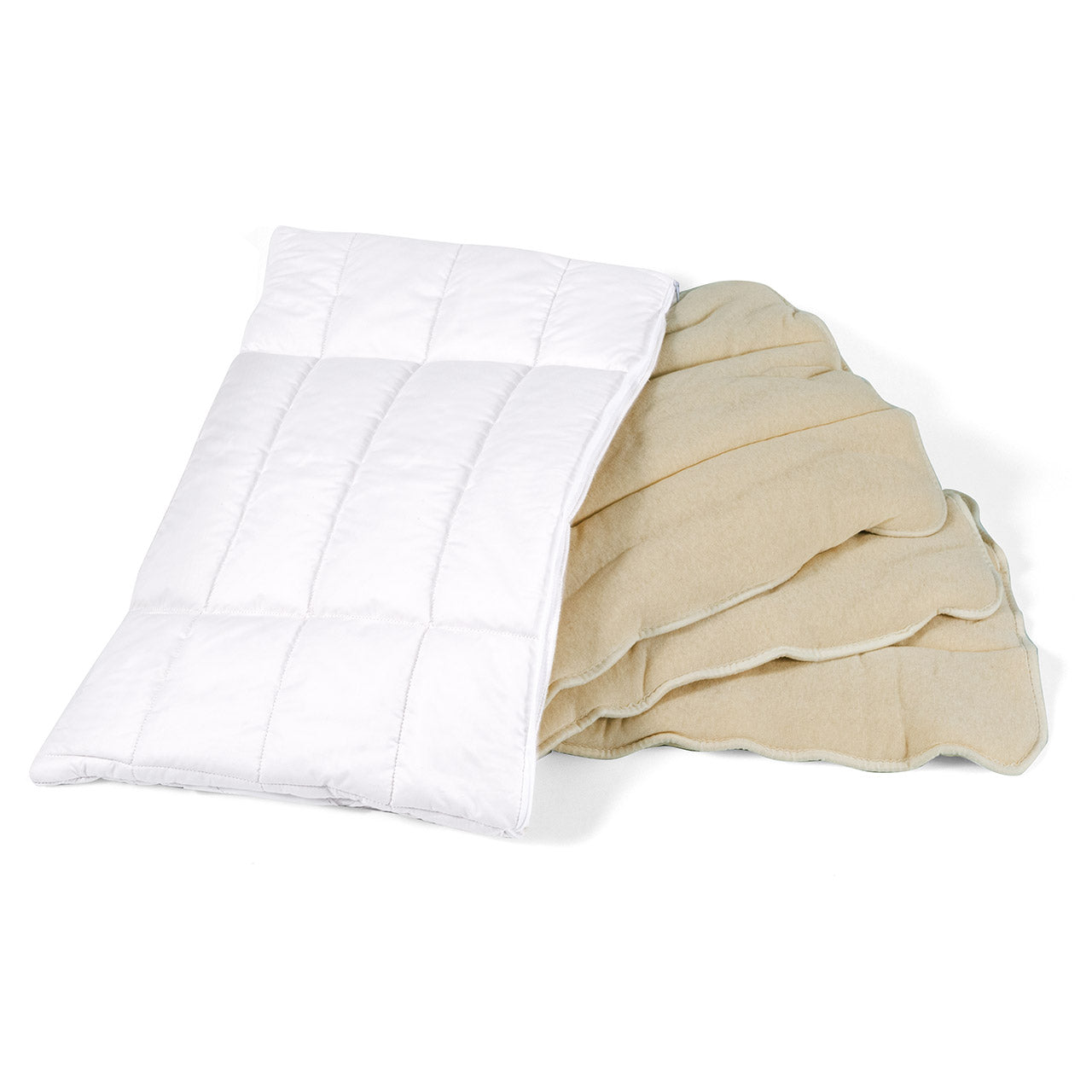 Traumina Exclusive Kopfkissen mit Merino Wolle Füllung