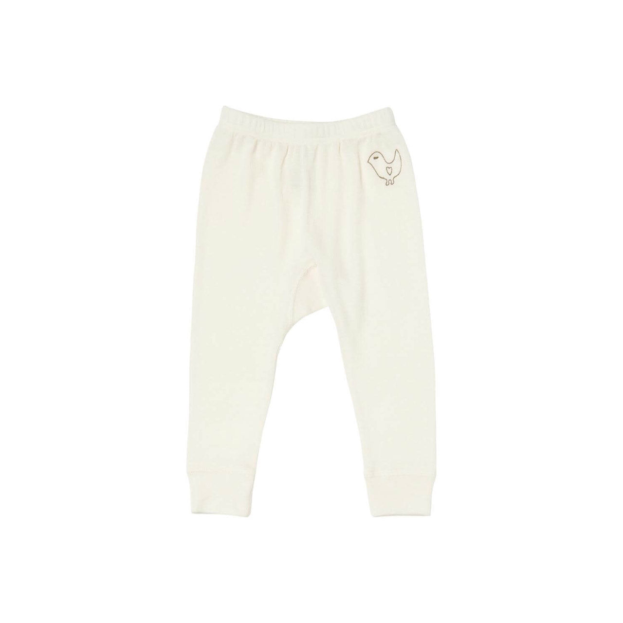 Living Crafts Lange Baby-Unterhose aus Bio Wolle / Seide