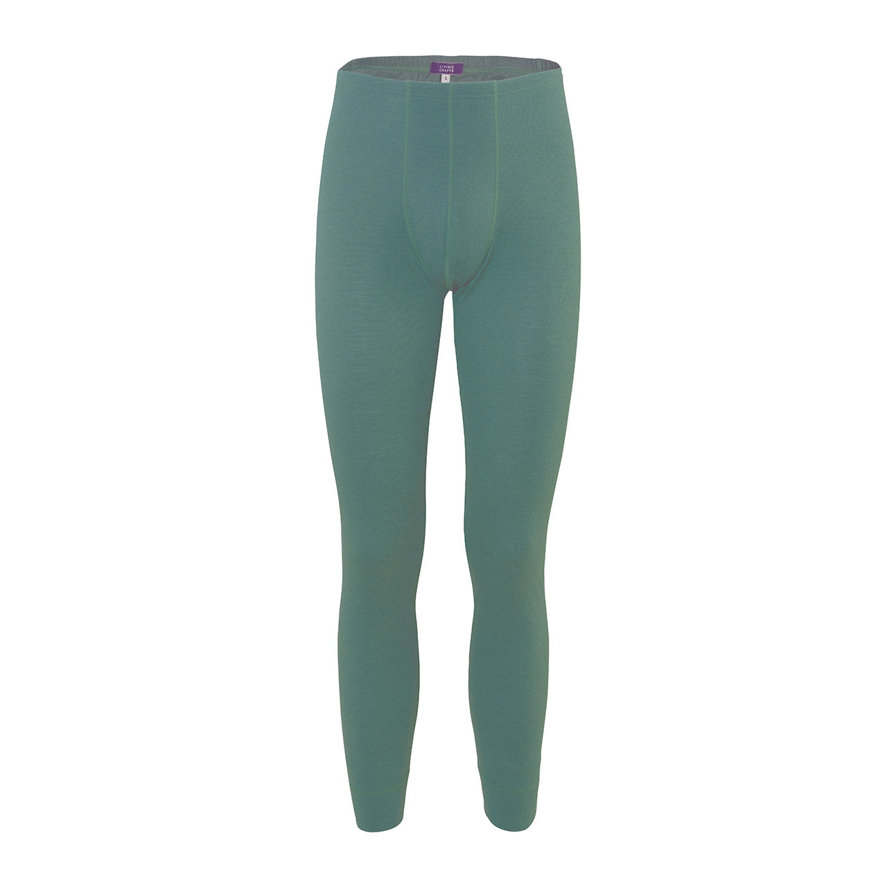 Living Crafts Linus Lange Herren-Unterhose aus Bio Wolle / Bio Baumwolle