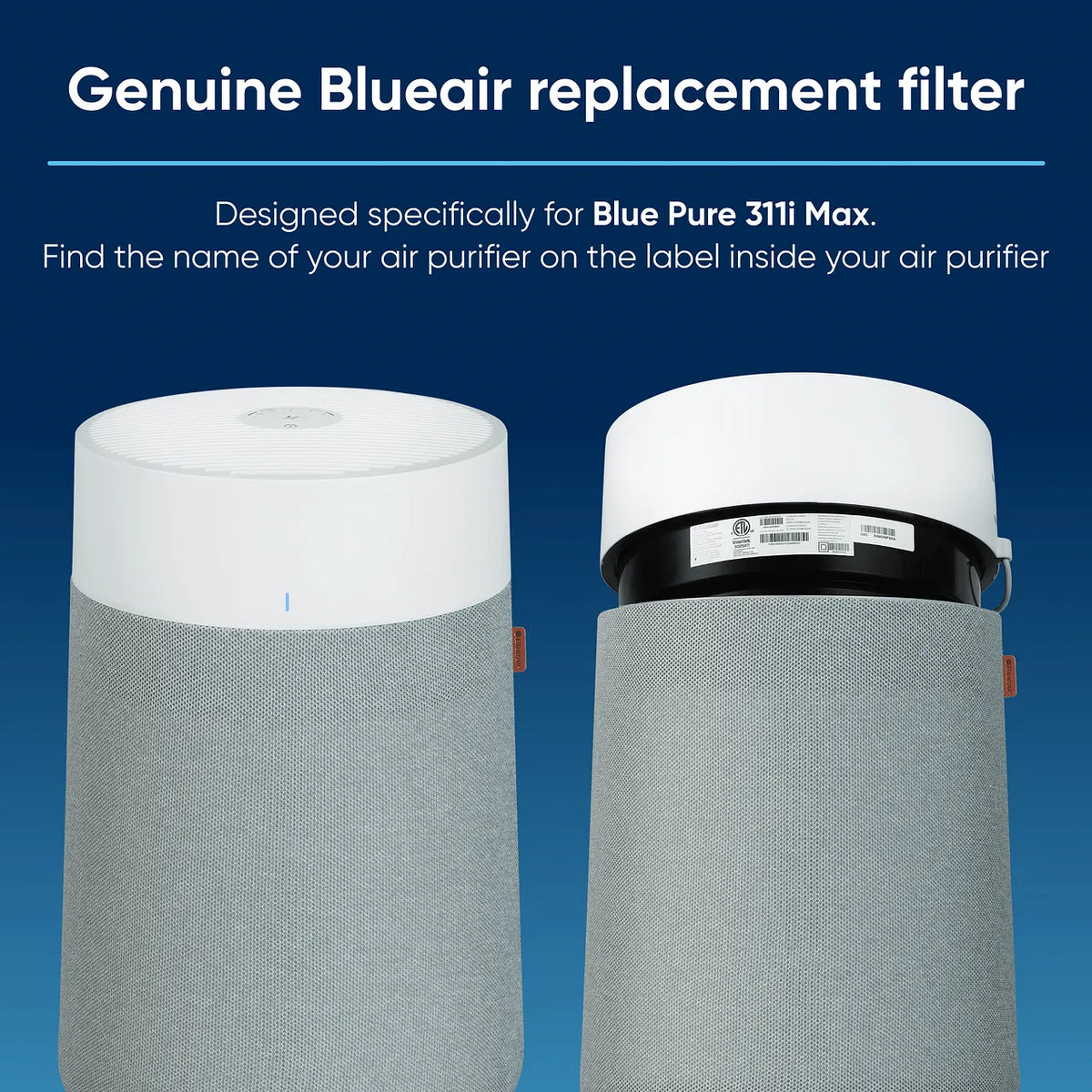 Blueair Blue Max Pure 3450i (311i+ Max) Ersatzfilter