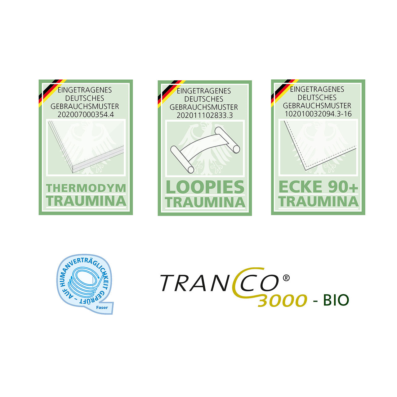 Traumina Novis Solo leicht Frühjahr/Sommer Bettdecke mit Faser-Füllung