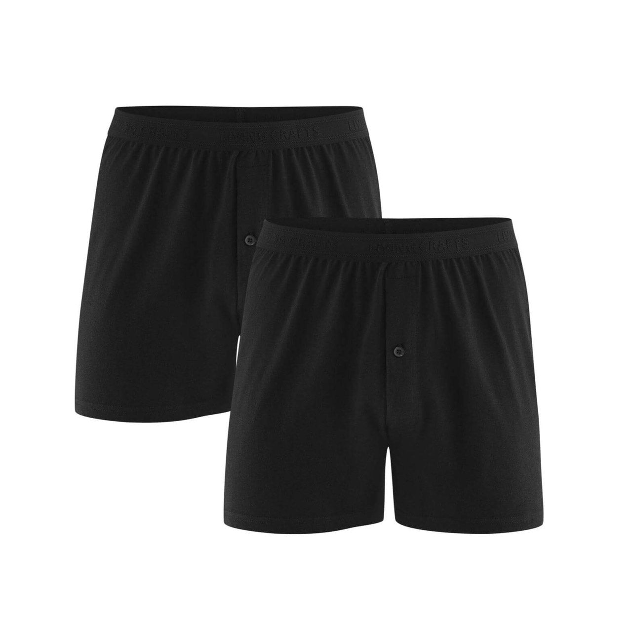 Living Crafts Ethan Boxershorts aus Bio Baumwolle, 2er-Pack