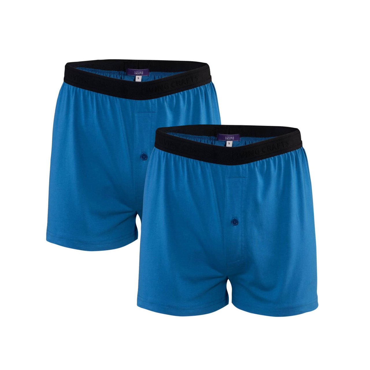 Living Crafts Ethan Boxershorts aus Bio Baumwolle, 2er-Pack