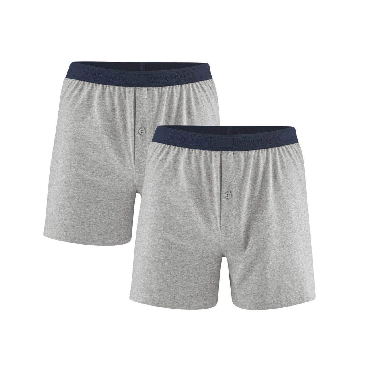Living Crafts Ethan Boxershorts aus Bio Baumwolle, 2er-Pack