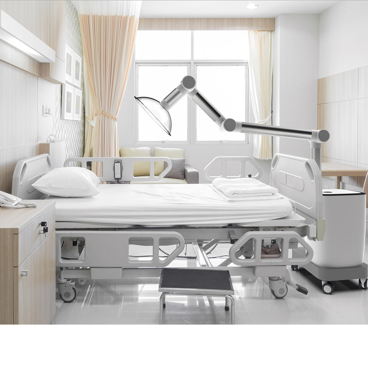 aeris aair MICU Luftreiniger mit Arm