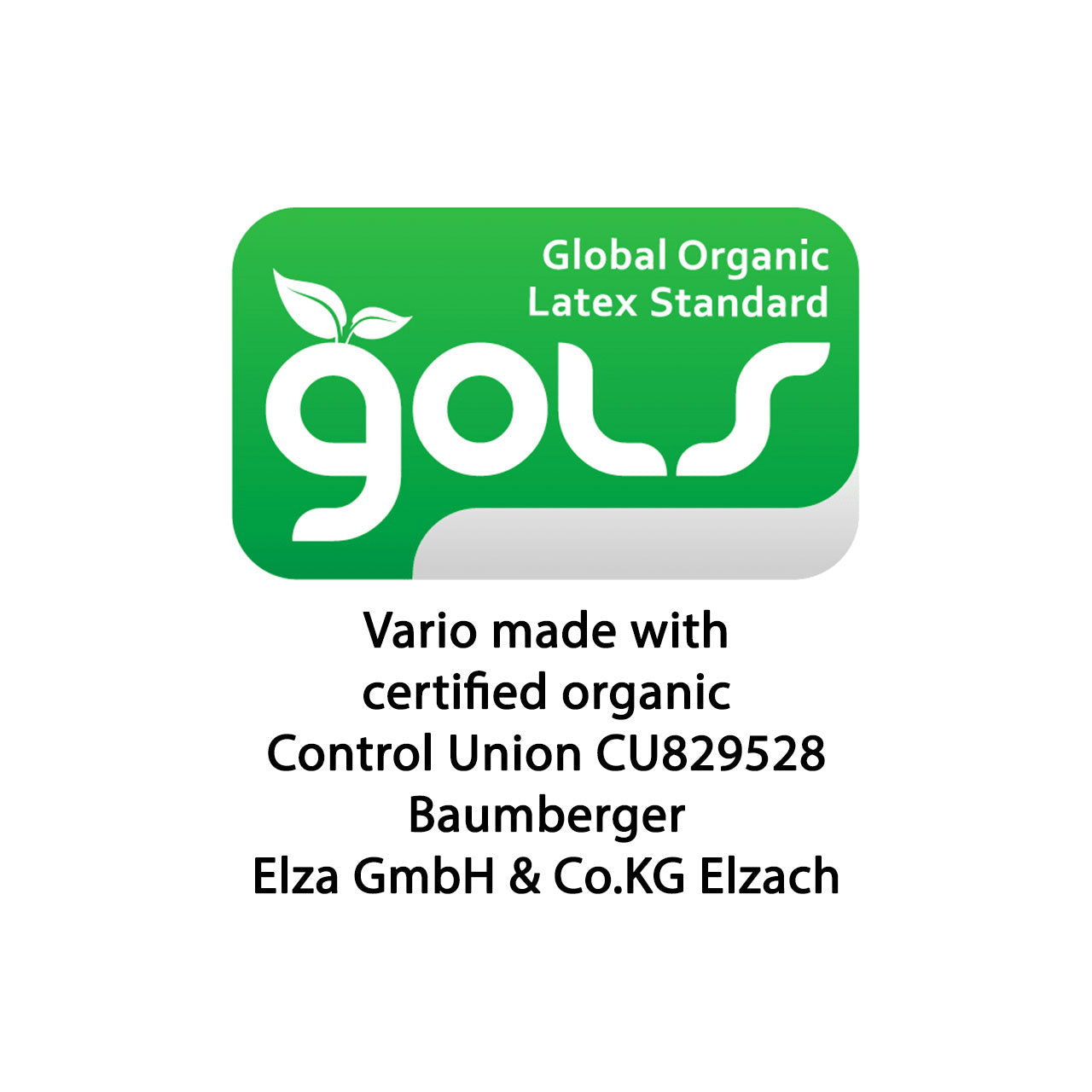 Baumberger Vario Naturlatex / Kokosfaser Öko Jugendmatratze mit Bio Baumwolle / Schurwolle Bezug