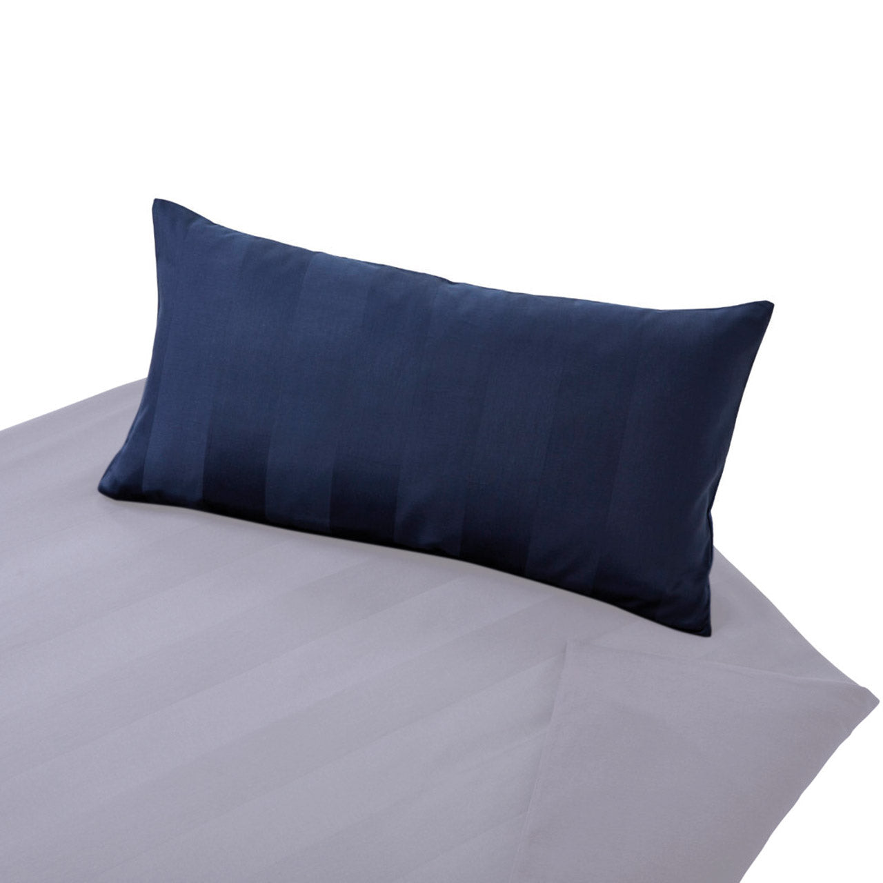 Cotonea Tandem Kissenbezug aus Bio Baumwolle Biber / Satin