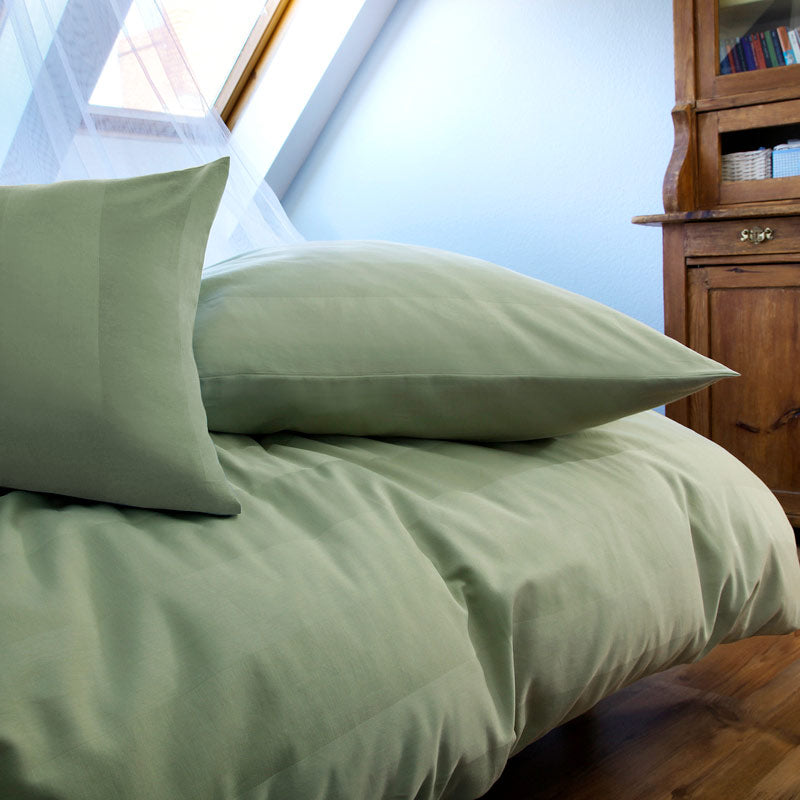 Cotonea Superbe Kissenbezug aus Bio Baumwoll Satin