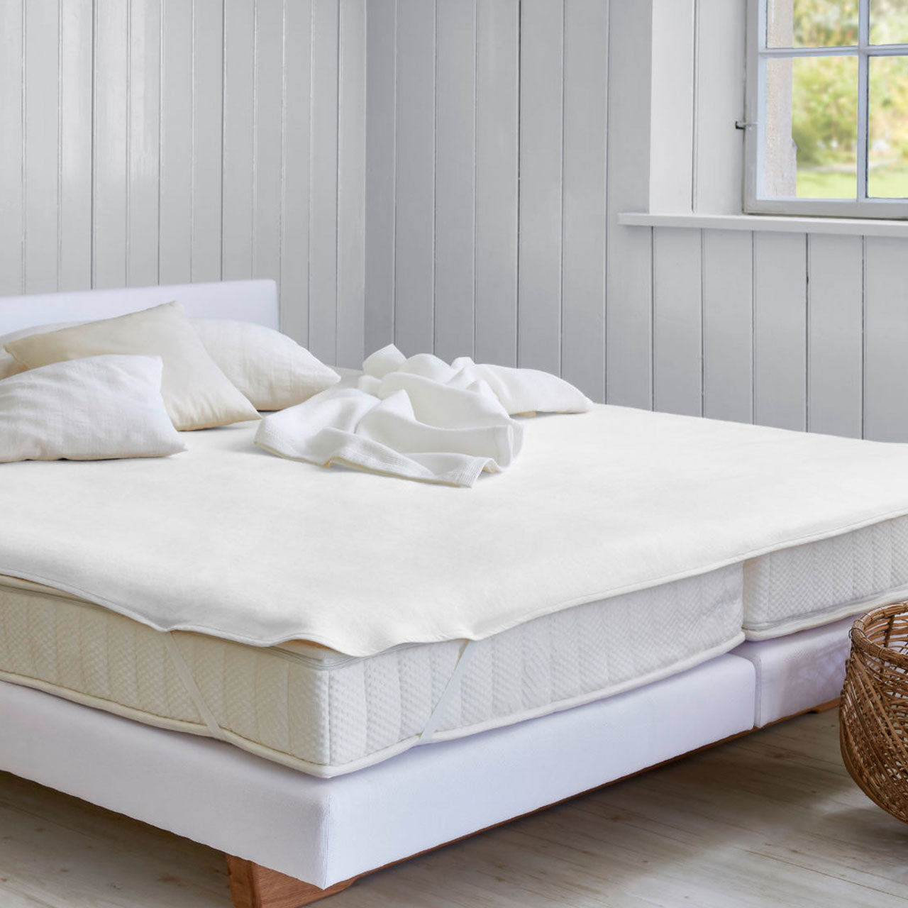 Cotonea Molton Matratzenschoner aus Bio Baumwolle