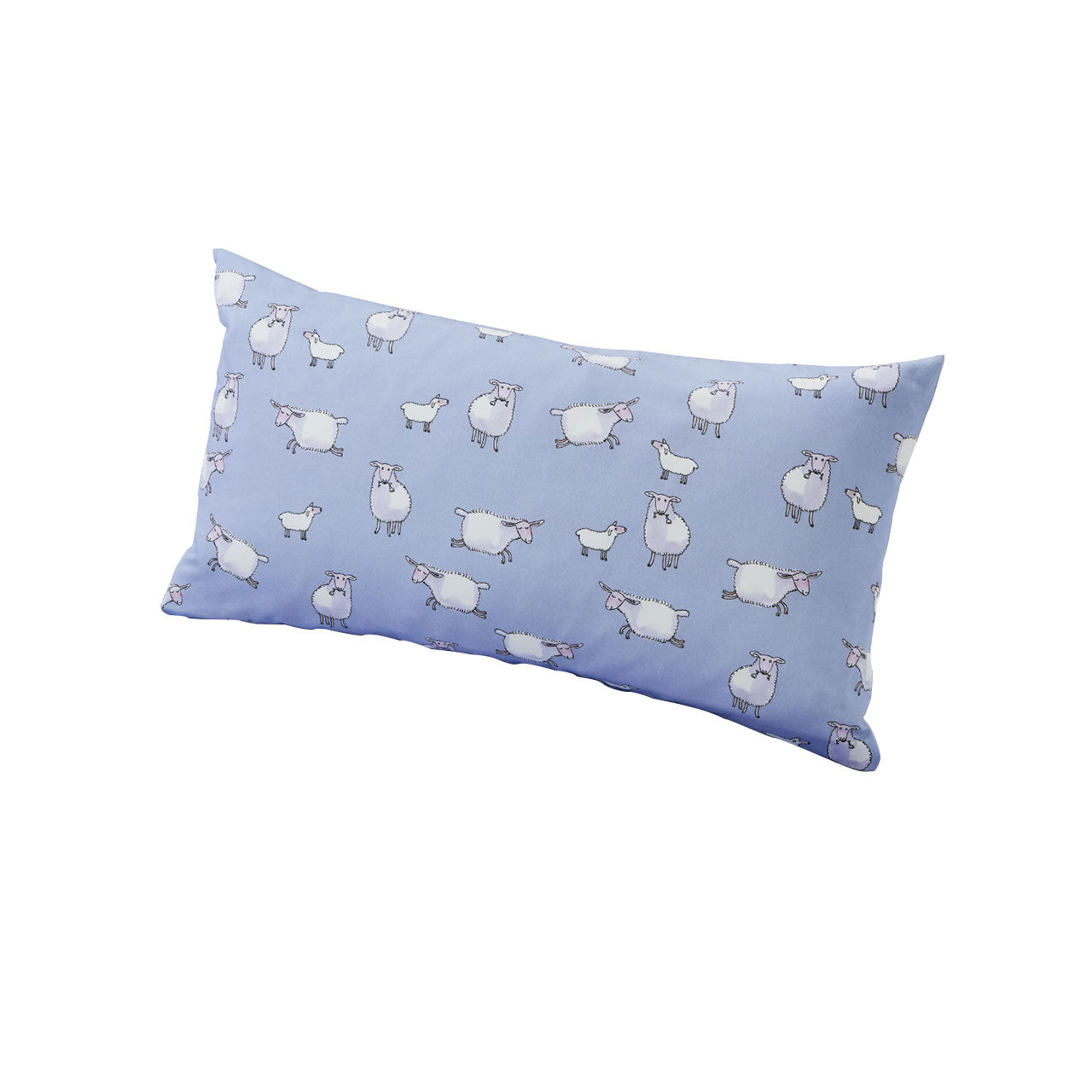 Cotonea Schäfchen Kopfkissenbezug für Kinder aus Bio Baumwoll Satin