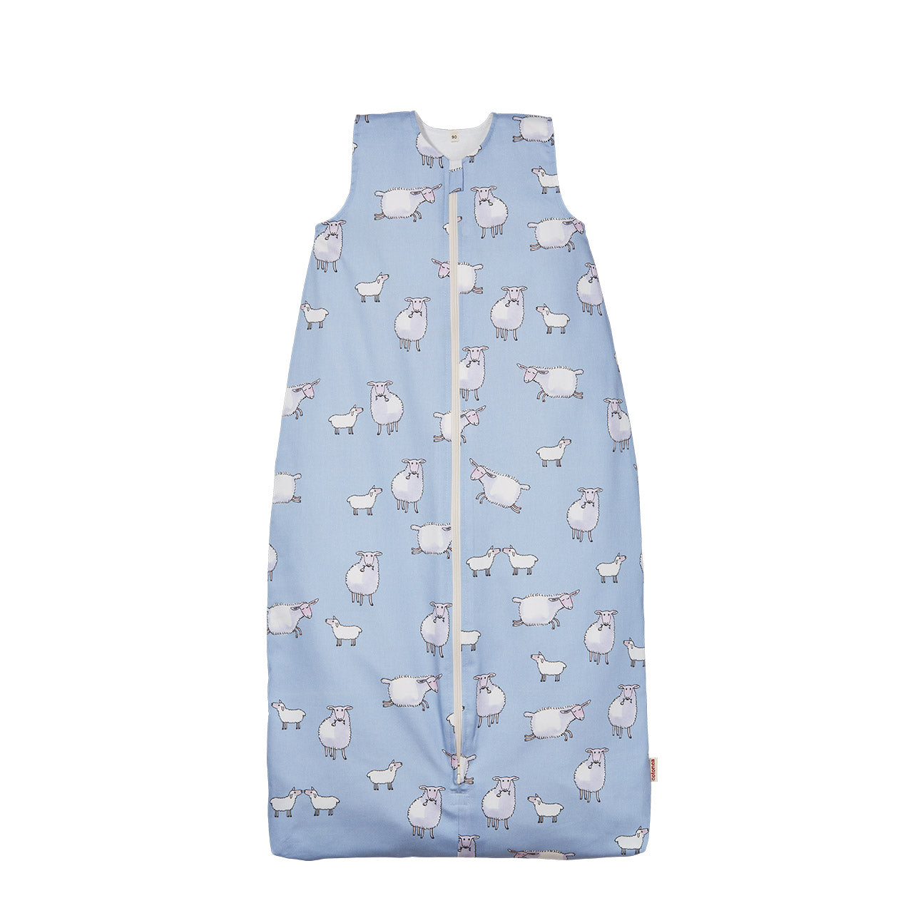 Cotonea Baby Schlafsack aus Bio Baumwolle Satin & Flanell