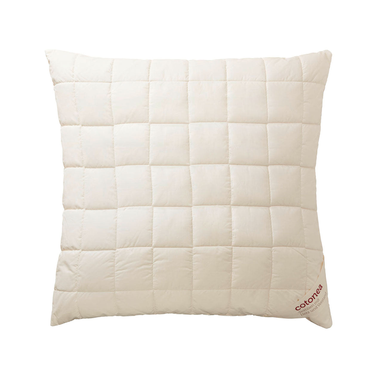 Cotonea Lana Kopfkissen mit Schafwolle Füllung