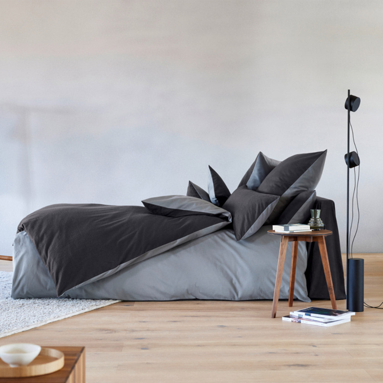 Cotonea Wendebettwäsche Set aus Bio Baumwolle Edel-Biber