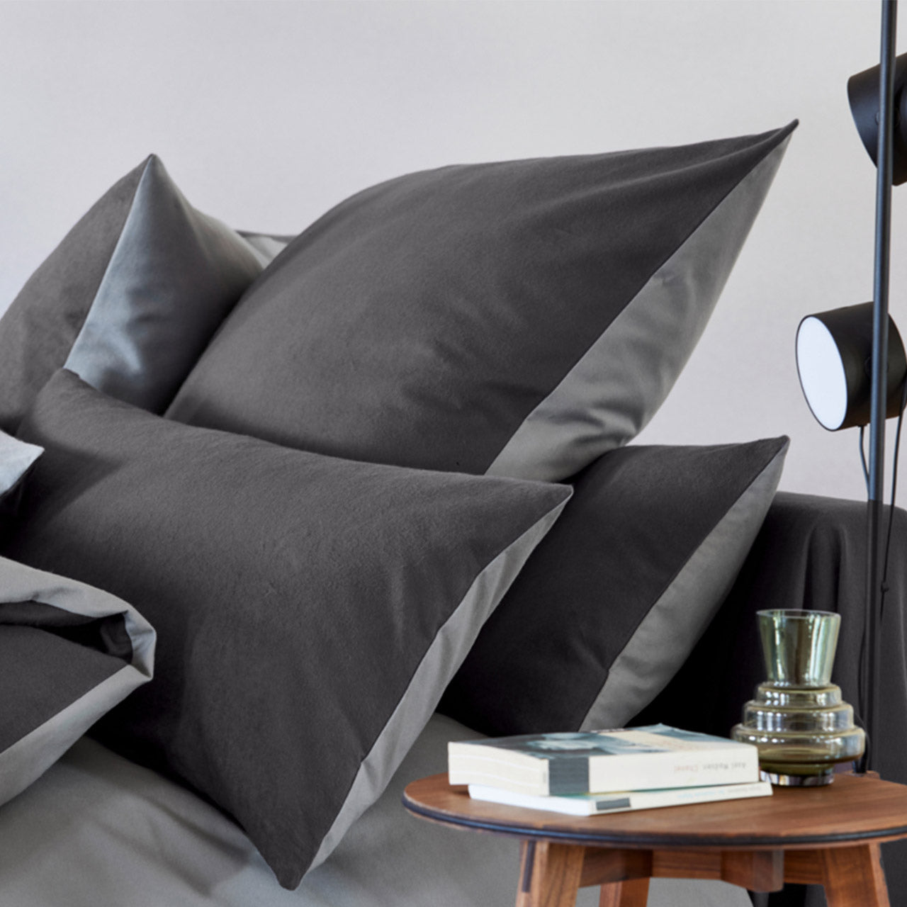 Cotonea Wendebettwäsche Set aus Bio Baumwolle Edel-Biber