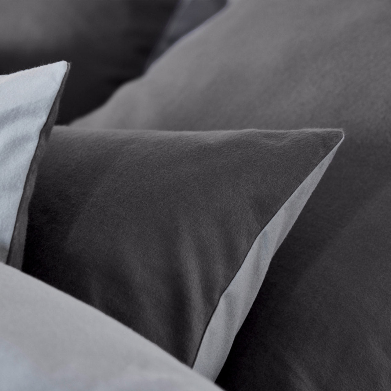 Cotonea Wendebettwäsche Set aus Bio Baumwolle Edel-Biber