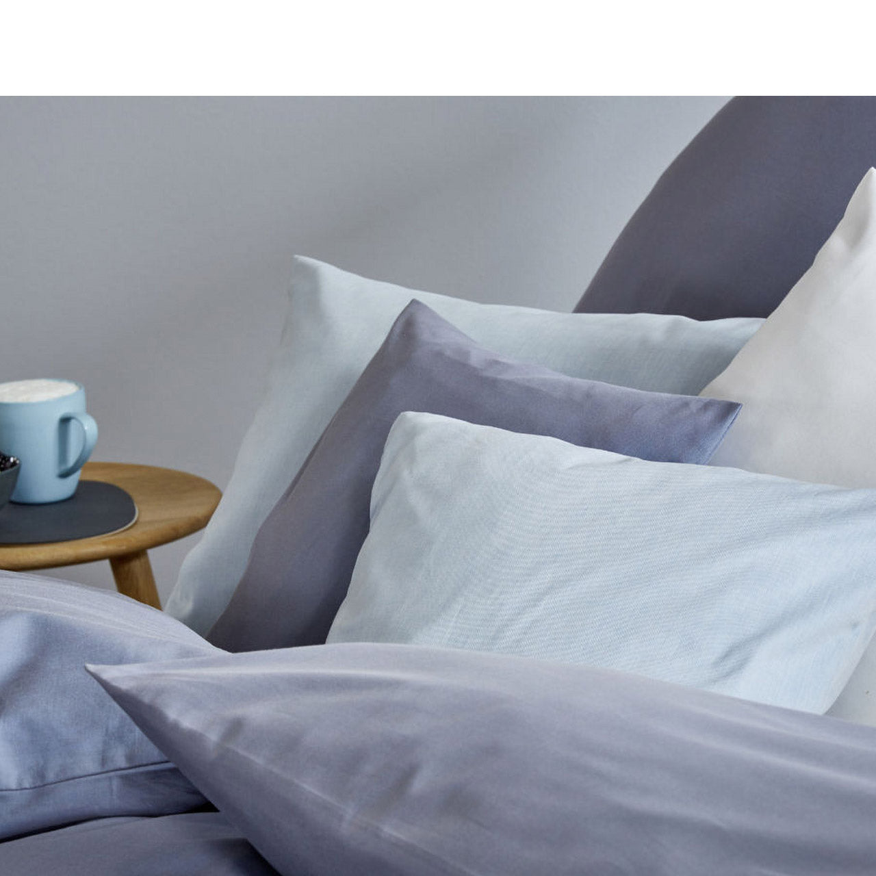 Cotonea Bettwäsche Set Chambray Nuance aus Bio Baumwolle