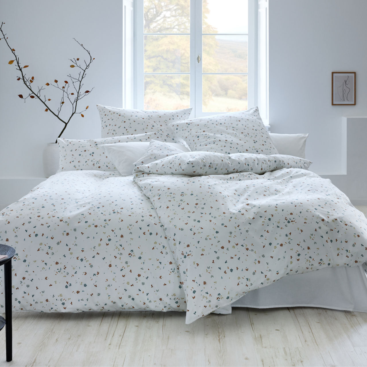 Cotonea Minori Kissenbezug aus Bio Baumwoll Satin