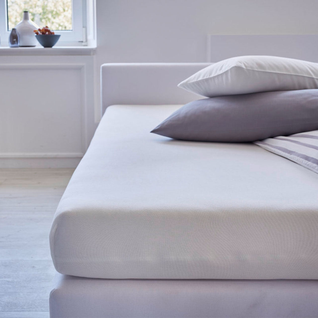 Cotonea Spannbettlaken aus Bio Baumwoll Doppel-Jersey