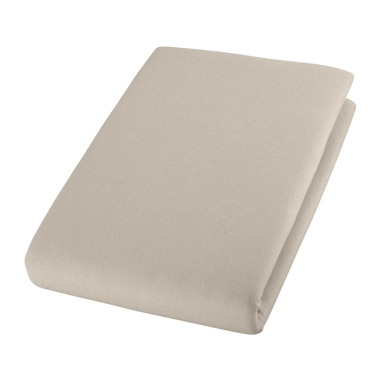 Cotonea Spannbettlaken aus Bio Baumwoll Jersey für hohe Matratzen