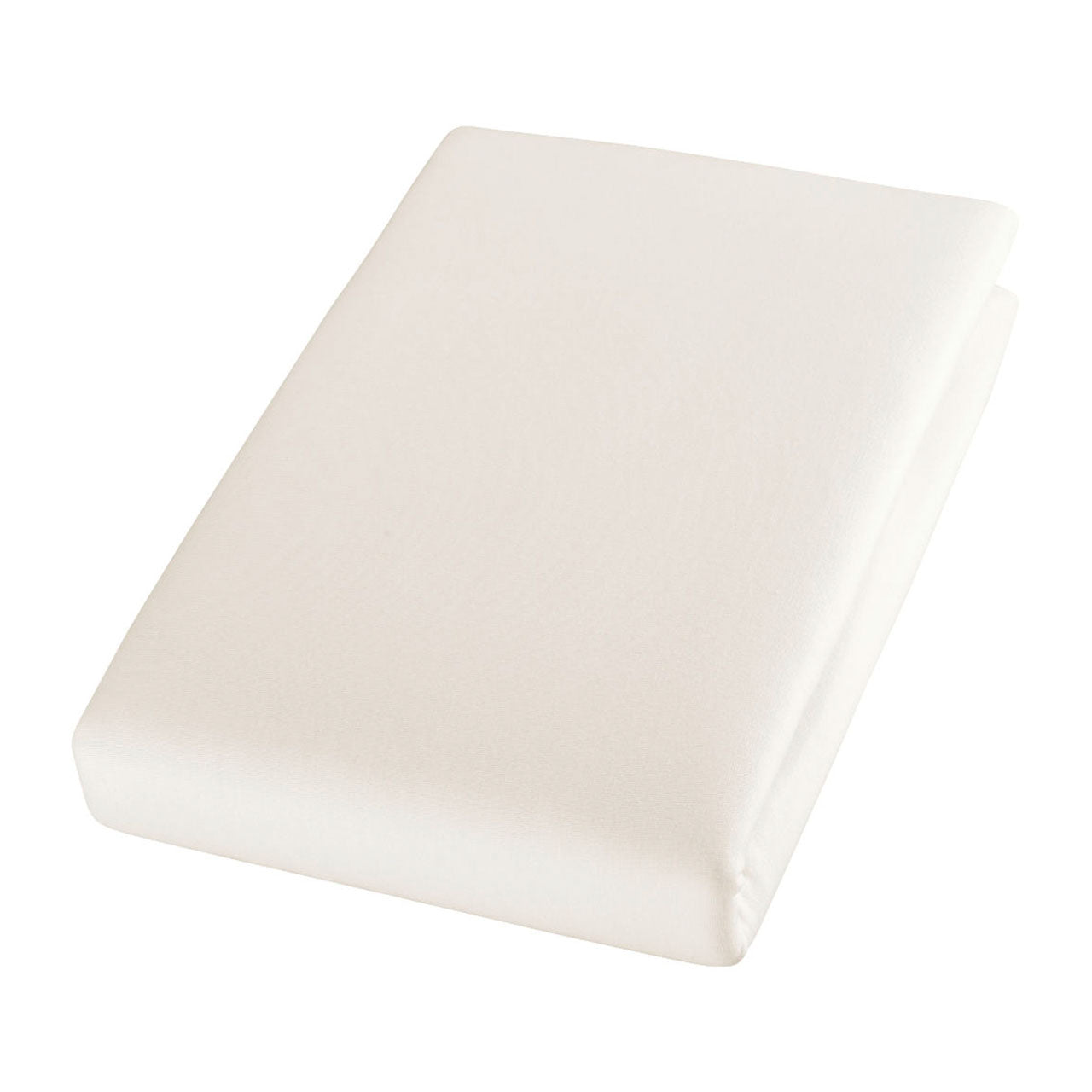Cotonea Spannbettlaken aus Bio Baumwoll Jersey für hohe Matratzen