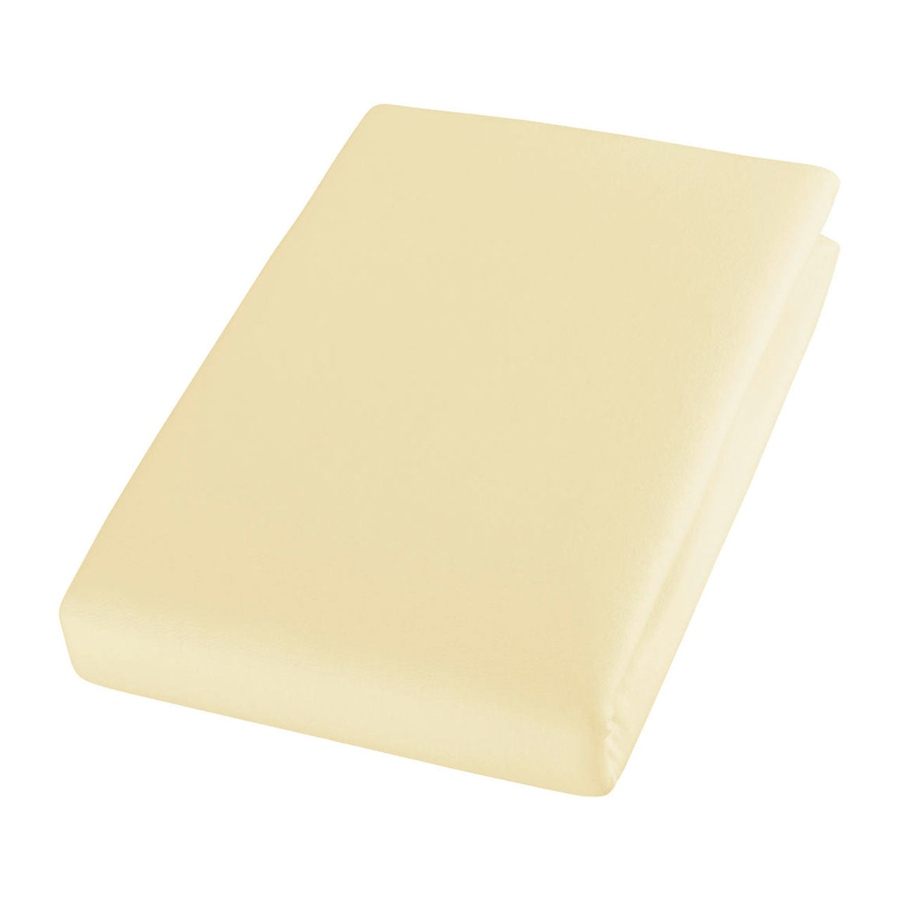 Cotonea Spannbettlaken aus Bio Baumwoll Jersey für hohe Matratzen