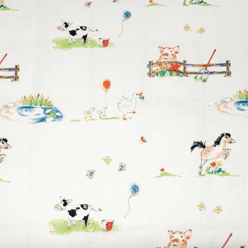 Cotonea Satin-Kissenbezug Auf dem Lande