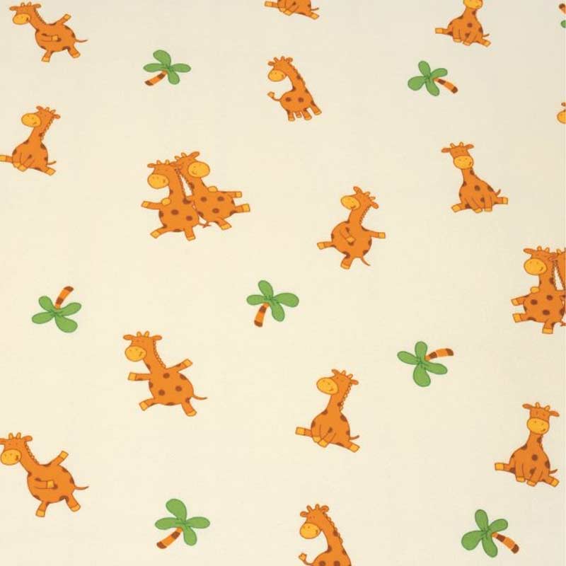 Cotonea Satin-Kissenbezug Giraffe, 40 x 60 cm