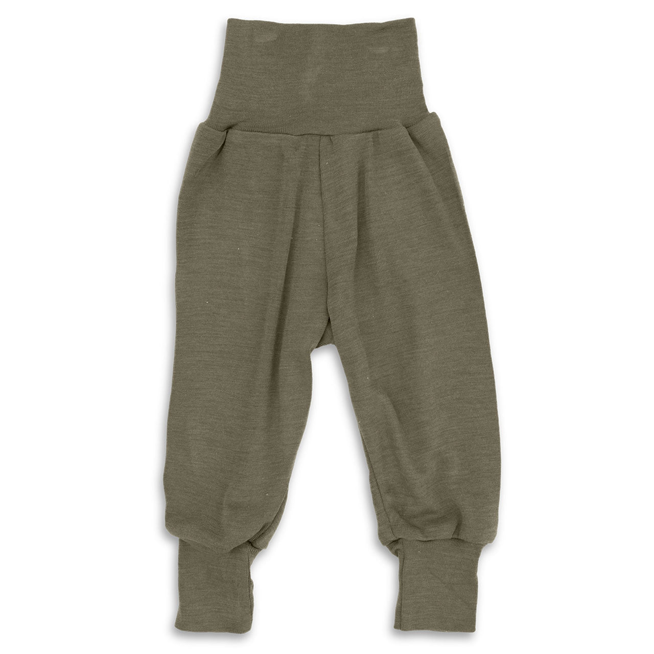 Engel Schlupf-Babyhose mit Bund aus Bio Wolle / Seide