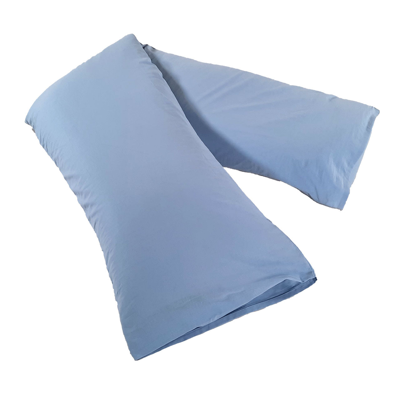 Speltex Kissenbezug für Seitenschläferkissen aus Bio Baumwolle, Renforcé, 150 x 35 cm