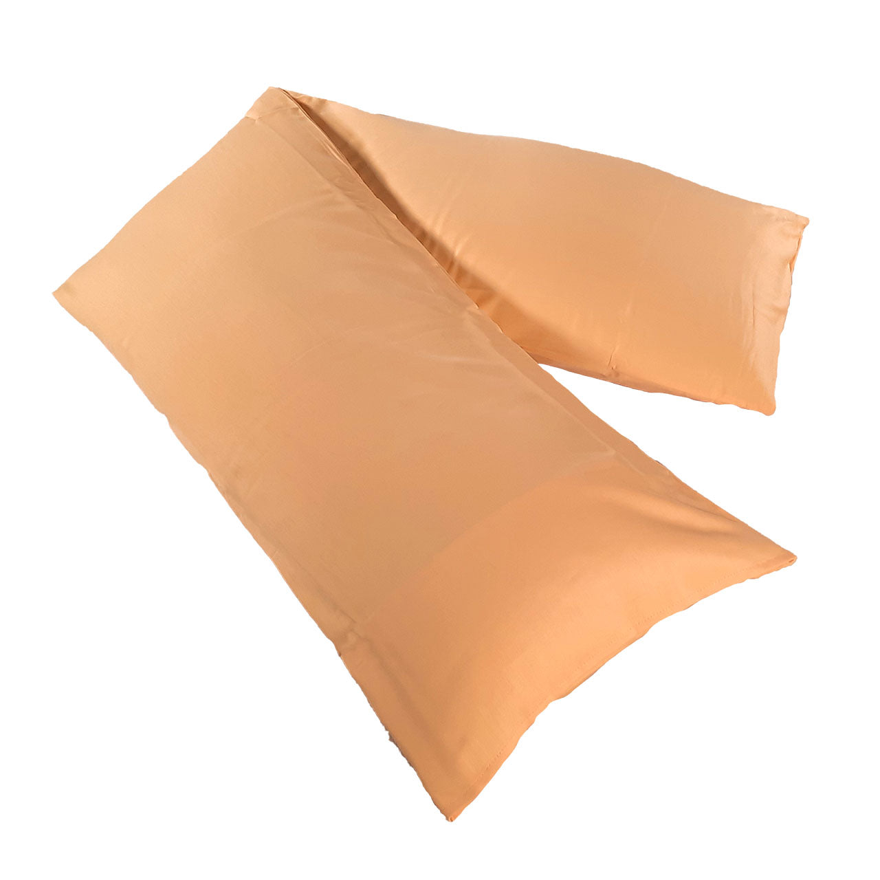 Speltex Kissenbezug für Seitenschläferkissen aus Bio Baumwolle, Satin, 150 x 35 cm