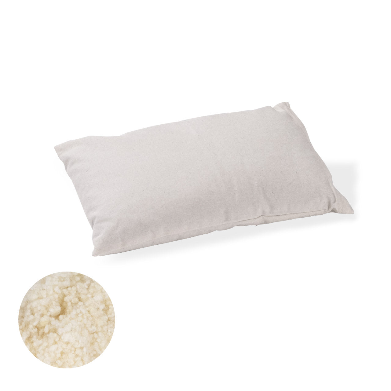 Speltex Nackenkissen mit Bio Schafwolle Füllung