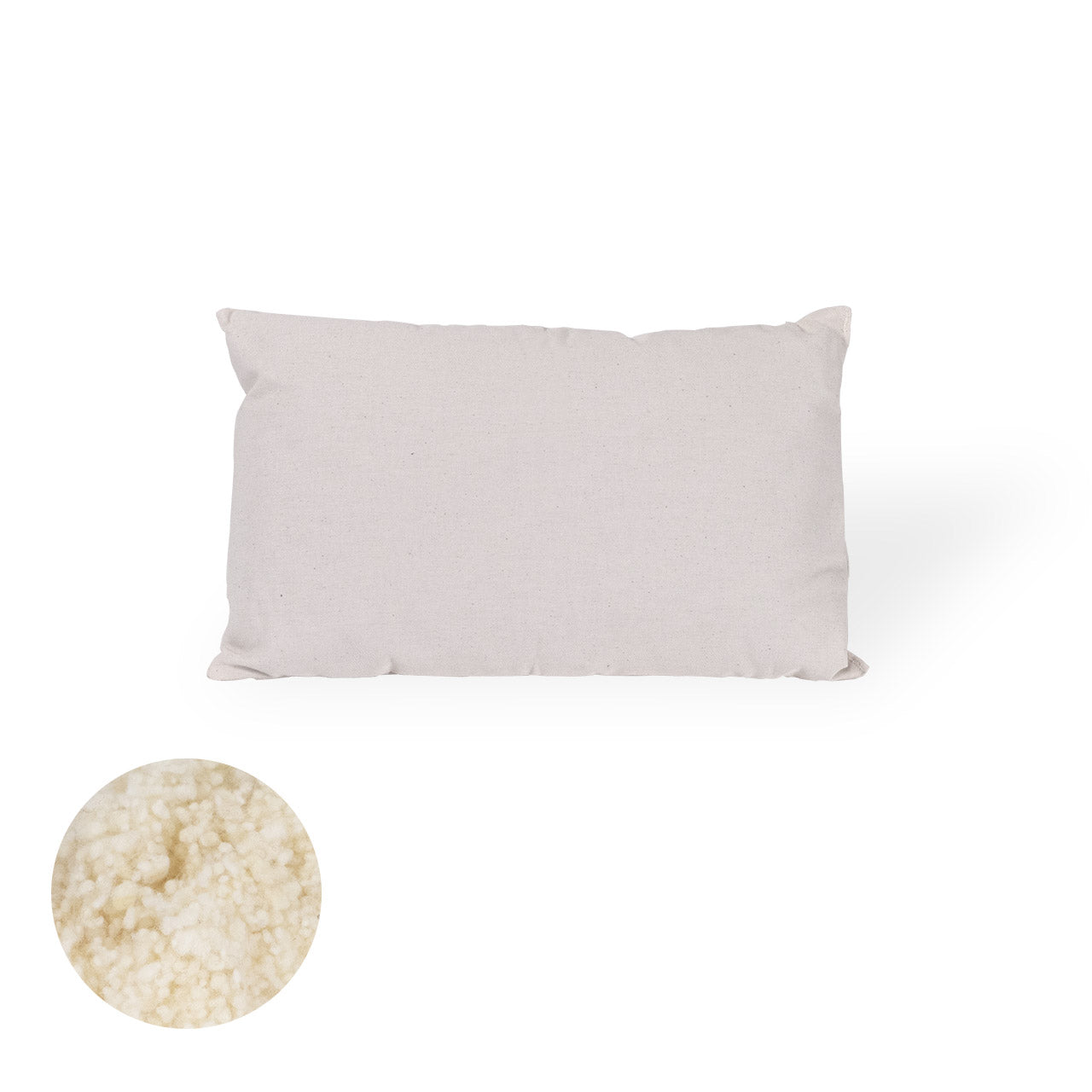 Speltex Nackenkissen mit Bio Schafwolle Füllung