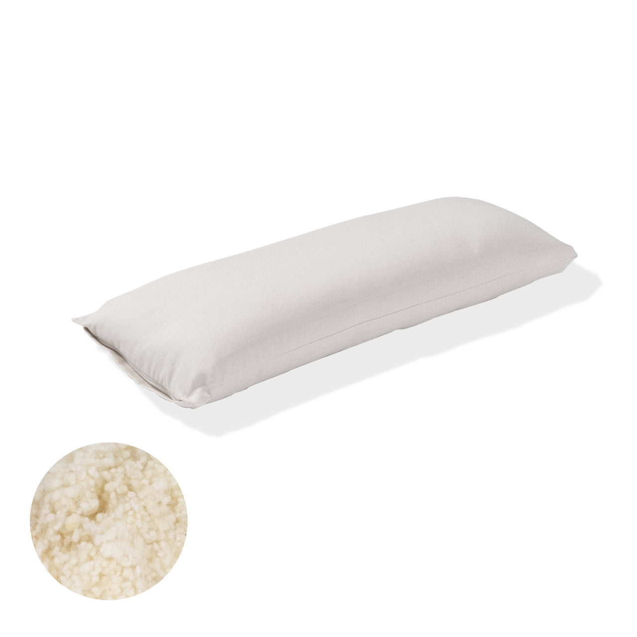 Speltex Kniekissen für Seitenschläfer mit Bio Schafwolle Füllung