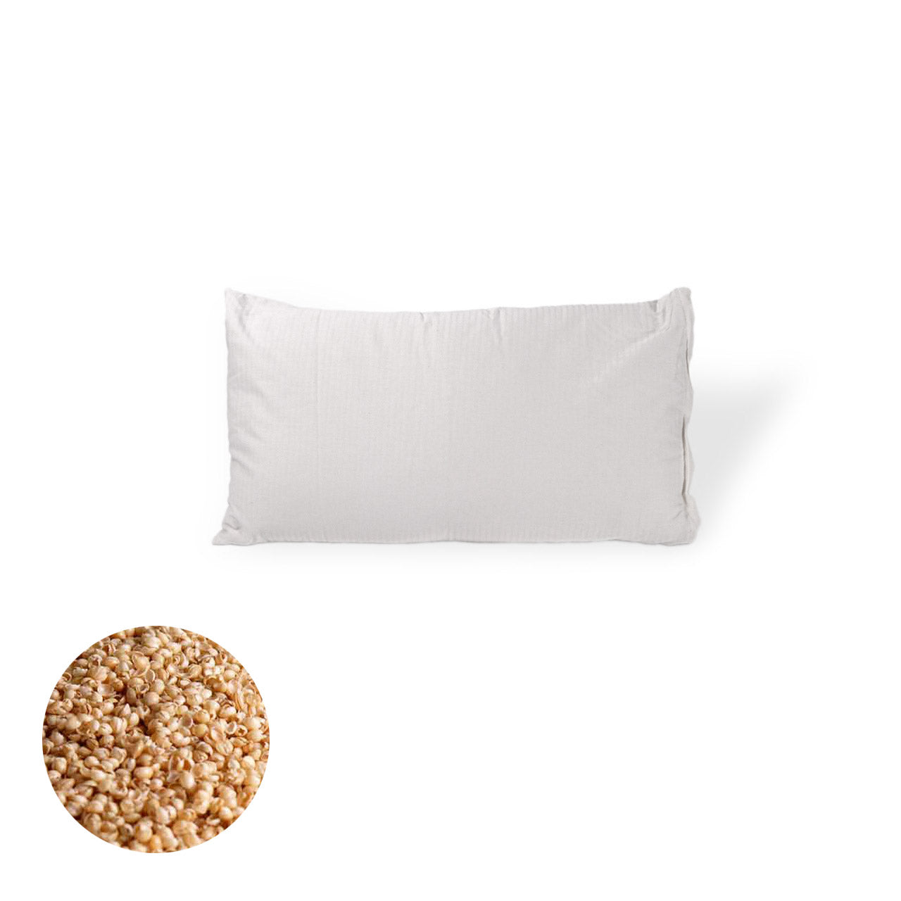 Speltex Kopfkissen mit Bio Hirse Füllung