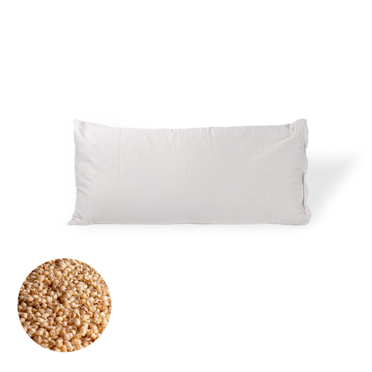Speltex Kopfkissen mit Bio Hirse Füllung