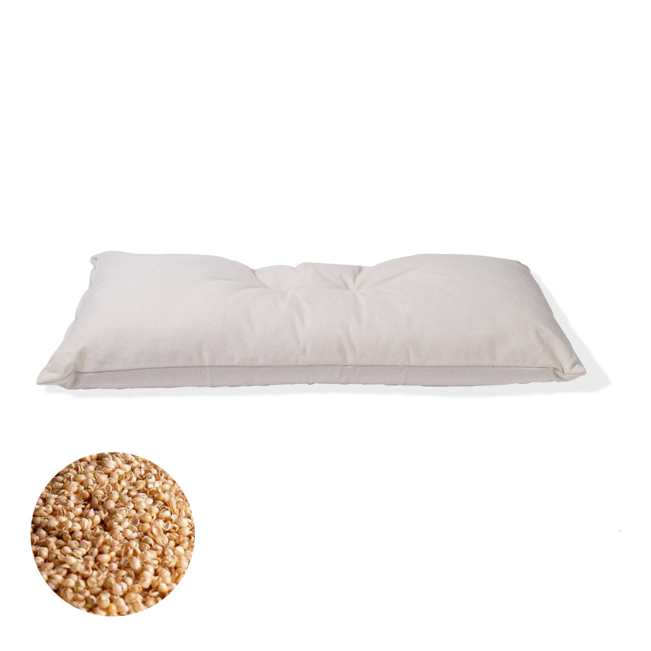 Speltex ergonomisches Kopfkissen mit Bio Hirse Füllung