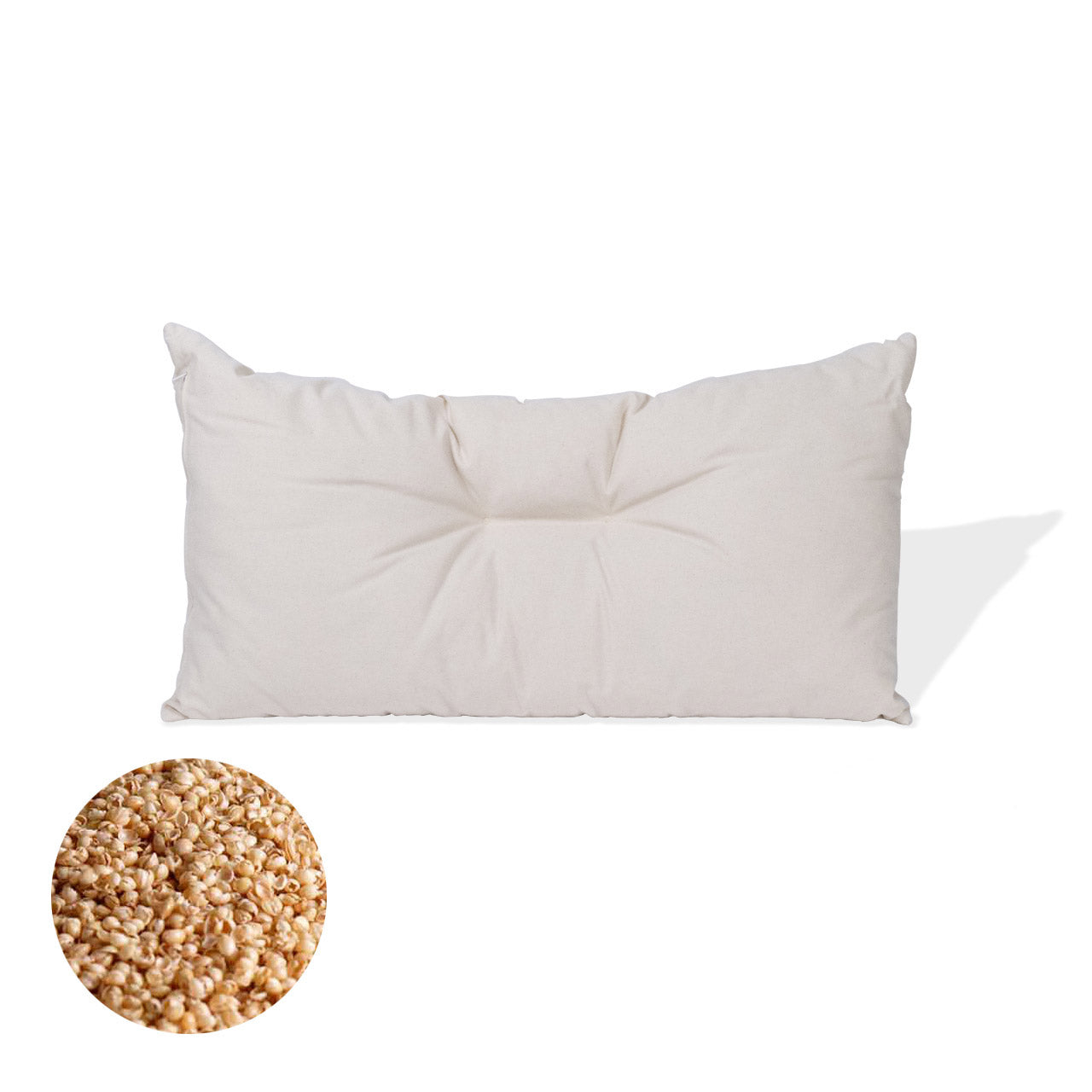 Speltex ergonomisches Kopfkissen mit Bio Hirse Füllung