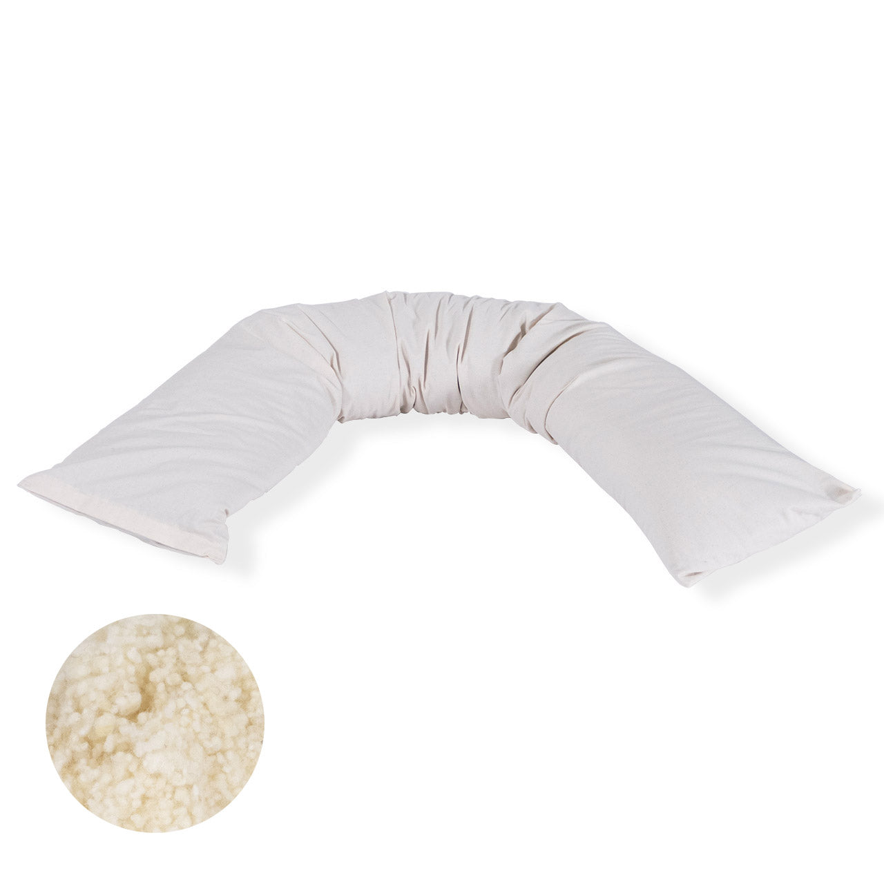 Speltex Stillkissen mit Bio Schafwolle Füllung