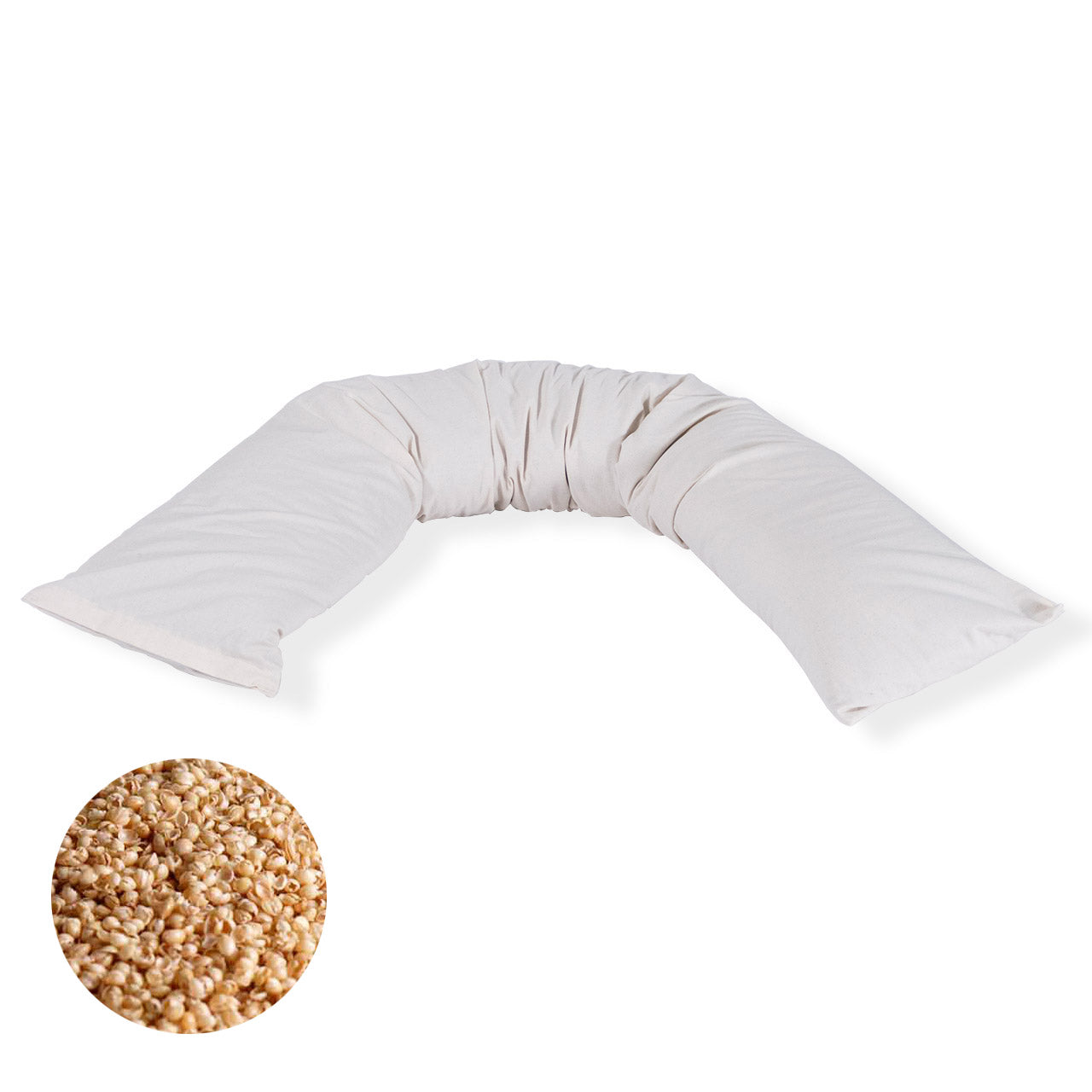 Speltex Stillkissen mit Bio Hirse Füllung