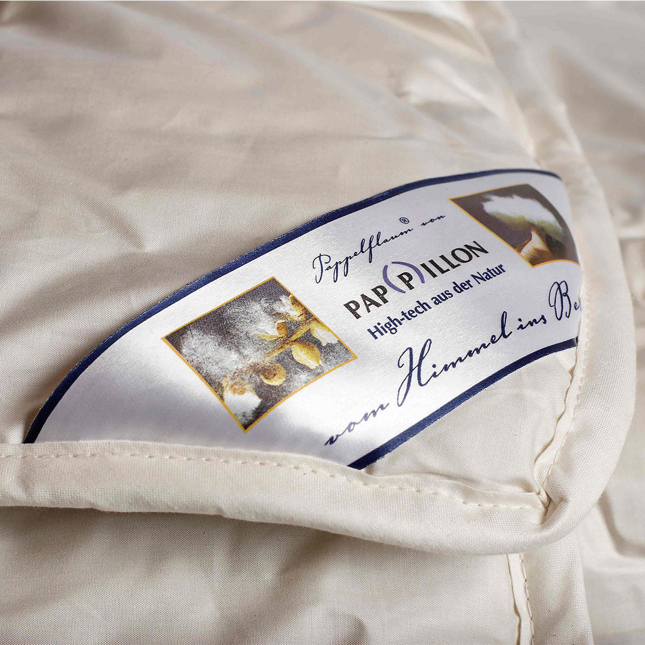 Speltex Ganzjahres-Bettdecke mit Pappelflaum-Baumwoll-Füllung