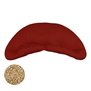 Speltex Halbmond Meditationskissen mit Bio Dinkelspelzen Füllung